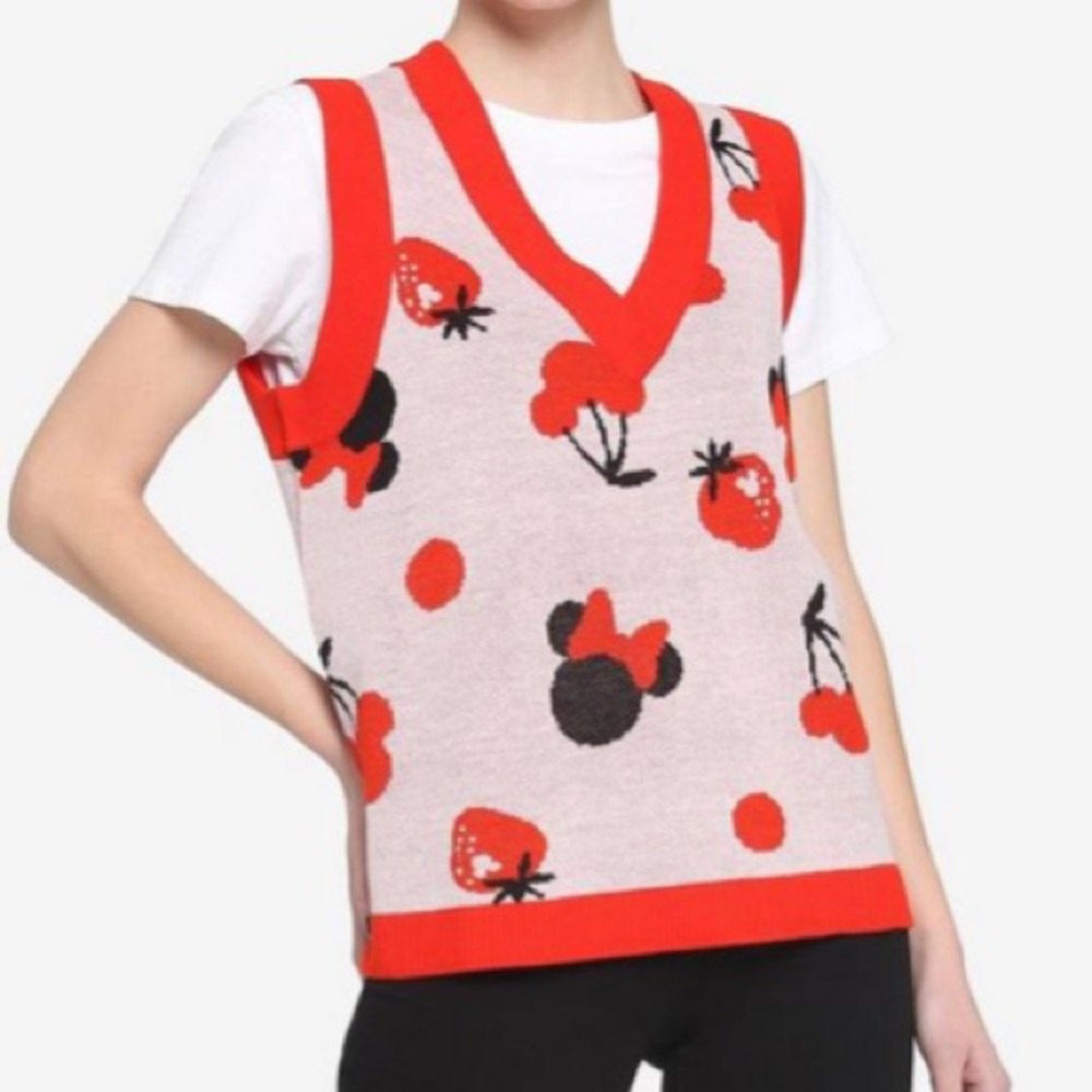 Her Universe Disney Minnie Mouse Fruit Sweater Vest Hot Topic